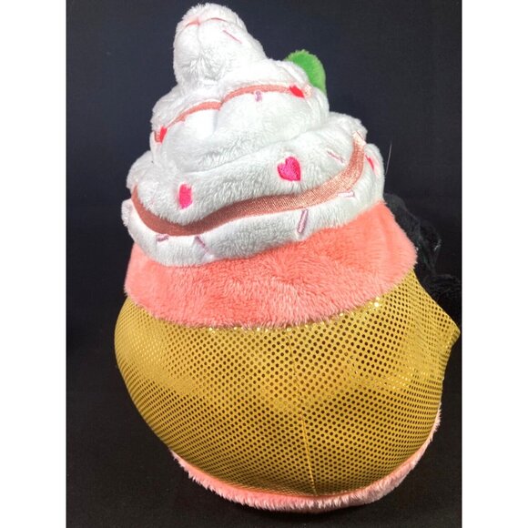 Squishable Pumkin Spice Latte Black Cat Disguise 2019 Orange Confetti Plush - Picture 2 of 10